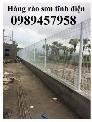 Hàng rào chấn sóng, hàng rào gập 2 đầu lưới, hàng rào lưới thép hàn phi 5 50x150, 50x200 có sẵn