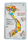 Tranh xếp hình bản đồ Việt Nam mẫu lớn đủ các tỉnh thành