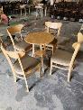 Bộ bàn ghế gỗ cà phê giá tại xưỡng Ak002