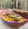 Thuyền gỗ trang trí, Thuyền gỗ chèo tay 3-4 người, Thuyền gỗ 3m, 4m có sẵn