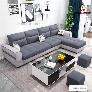 Sofa Phòng Khách Bằng Vải Với Kiểu Dáng Cực xinh