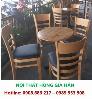 Xả Kho Bộ Bàn Ghế Gỗ Đệm Da HGH