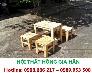 Bộ Bàn Ghế Trà Chanh Bằng Gỗ HGH
