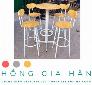 Bộ Bàn Ghế Quầy Bar Lưng Tựa HGH