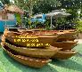 Thuyền gỗ trang trí quán cafe, Thuyền gỗ nhà hàng 2m, 3m, 4m