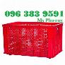 Bán rổ nhựa công nghiệp có bánh xe