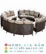 Sofa mây nhựa Hồng Gia Hân SM210