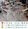 Bàn ghế mây nhựa Hồng Gia Hân M004