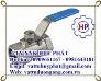 Van bi tay gạt ren DN100 ( phi 114 ) inox 304