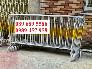 Hàng rào di động có bánh xe, hàng rào di động inox304, Hàng rào phản quang