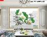 Tranh hoa sen 3d - tranh gạch 3d hoa sen - HVC4
