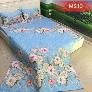 Mền hoa trà màu xanh 1m8 x 2m