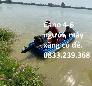 Cano 4-6 người, máy xăng có đề.