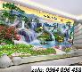 Tranh 3d phong thủy tuổi tý - tranh gạch 3d dán tường - KFDS2