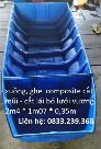 Xuồng, ghe composite cắt mũi - cắt lái 1, 2 người đi bỏ lưới vương