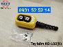 Tay bấm điều khiển cầu trục 2 nút KG-L02A(K) có dây