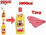 Nước Rửa Xe Và Wax Bóng Sơn Kết Hợp Sonax Wash & Wax 313341 1000ml tặng khăn