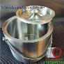 Xô inox 2 lớp đựng đá- ướp rượu