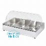 Bán quầy inox mini có nắp đậy kín chống bụi và công trùng bán bánh mì, thức ăn nhanh, bánh ướt, bún phở