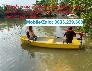Thuyền thể thao, câu cá, 2 người, chèo tay, gắn máy