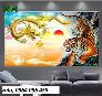 Tranh con hổ 3d - tranh gạch 3d con hổ - 0999CP