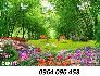 Tranh gạch 3d hoa cỏ thiên nhiên - DSA73
