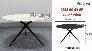 Bàn trà mặt đá phiến chân sắt sơn tĩnh điện cho nhà phố căn hộ hiện đại TS0958-07E