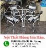 Bộ bàn ghế mây nhựa Tp.HCM Hồng Gia Hân M0905