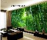 Tranh vườn tre-gạch tranh tre trúc phòng khách