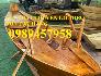 Sản xuất Thuyền gỗ ba lá, Đóng Thuyền gỗ trang trí 3m, Xuồng gỗ 3m, 4m