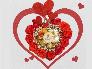 Hộp socola Valentine hoa hồng hình trái tim MKnow - FSNK419