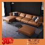 Sofa da bò thật nhập khẩu với thiết kế cao cấp, sang trọng