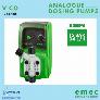 Bơm định lượng 4 L/h, 15 bar model EMEC VCO1504FP