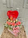 Hộp hoa Socola tặng bạn gái dịp sinh nhật, Valentine - DHNK22