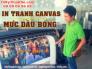 In vải canvas tranh trang trí nhà hàng, quán cafe in mực dầu bóng
