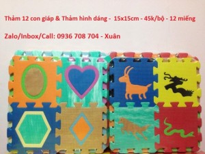 Thảm xốp ghép hình, thảm xốp trải sàn cho bé yêu