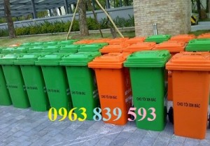 Thùng rác 240L.