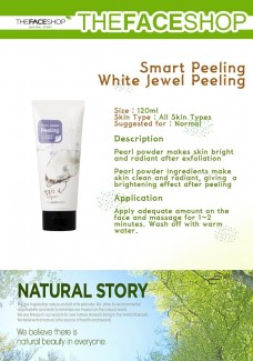 Kem massage tẩy da chết ngọc trai White Jewel Peeling 120ml