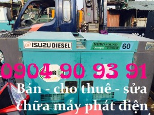 Máy phát điện cũ Denyo công suất 60KVA, bán máy phát điện cũ,máy phát nhật bãi