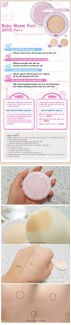 Phấn phủ dạng nén Baby Bloom Pact Holika Holika SPF25PA+++