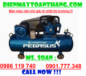 15HP - Máy nén khí dây đai Pegasus Model: TM- W-1.6/8-500L, Máy nén khí giá rẻ,