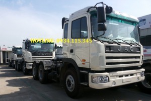 Đại lý chuyên bán xe đầu kéo jac 420hp ( 2 cầu thật)/ giá xe đầu kéo jac 420HP mã lực cực Hot.