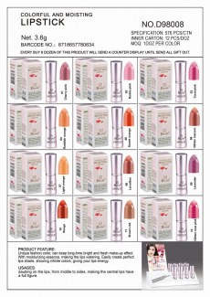 Colorful and moisting lipstick – son môi bền màu dưỡng ẩm