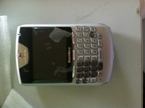 BlackBerry 8707v trắng, máy nguyên zin mới 99%, BH 6 tháng