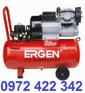 Máy nén khí ERGEN EN-3040, máy nén khí 3hp mô tơ dây đồng, máy nén khí đầu liền