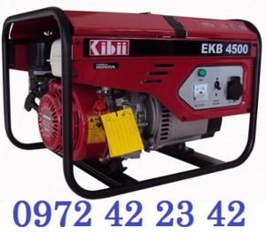 Máy phát điện dân dụng bình xăng nhỏ Kibii EKB 4500R2, máy phát điện (2,8KVA)