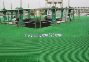 Sàn nhựa COMPOSITE - FRP GRATING, 100% không sét, cách điện, tuổi thọ trên 15 năm
