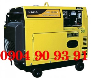 Máy phát điện KAMA KDE 3500T,máy phát điện 3 ký chạy dầu diesel,vỏ chống ồn