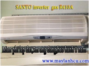 Máy lạnh cũ SANYO 1hp 9000btu/h tiết kiệm điện inverter