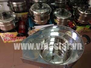 Máy nổ bắp rang bơ bằng ga có phễu